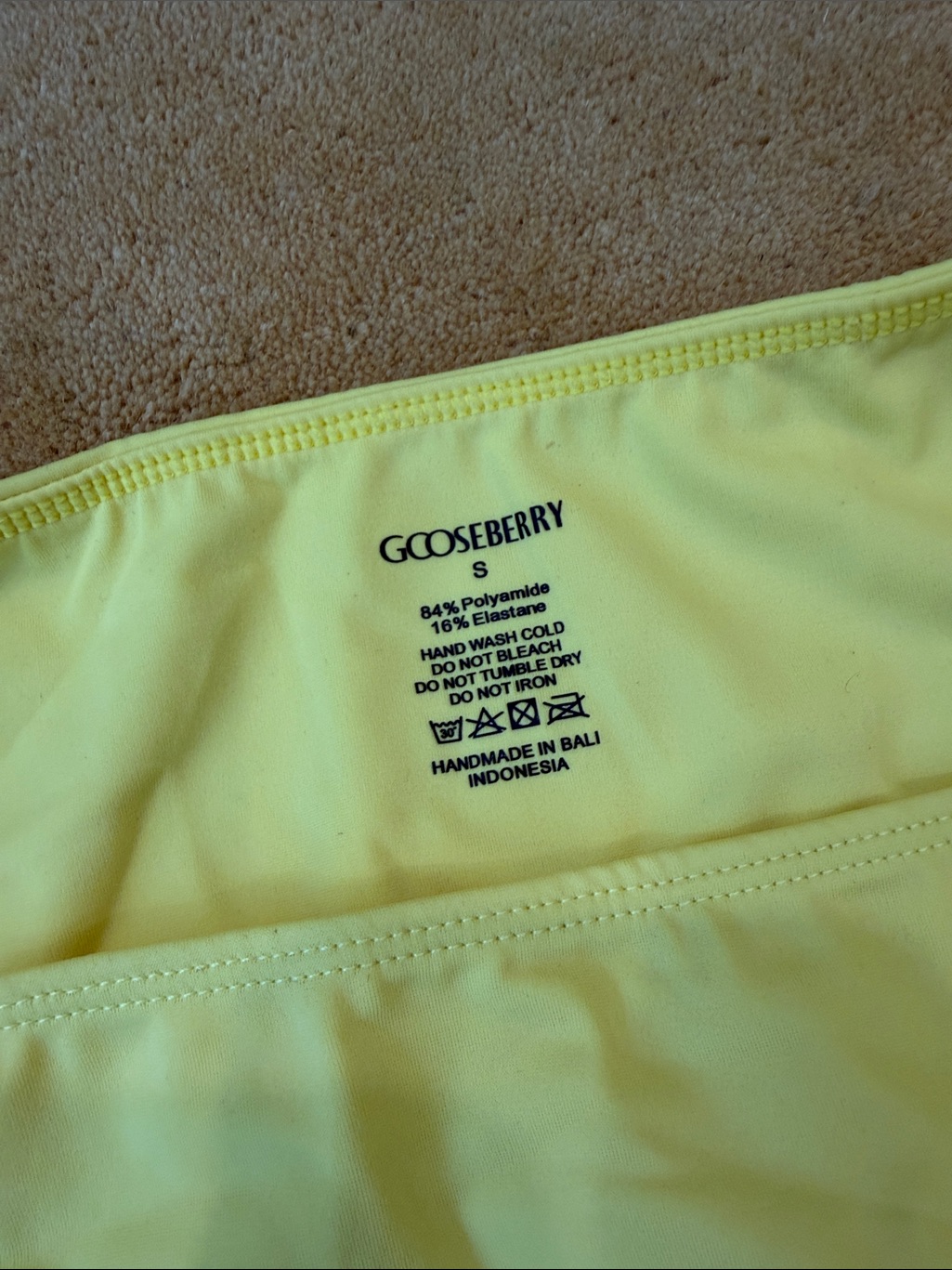 Gooseberry Yellow Bikini Bottom — image 2 of 3